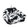 PV Velvet Cow Pattern Pet Sofa