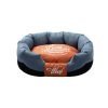 Denin Orange Teflon Dog Bed-Denin and Orange