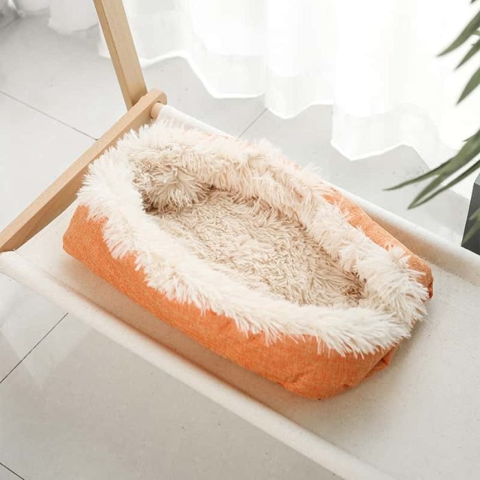 Foldable Plush Pet Mat That Transforms into a Cozy Bed