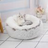 Gradient Color Donut Dog Bed-Green