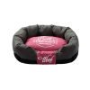Teflon Dog Bed-Fushia and Black