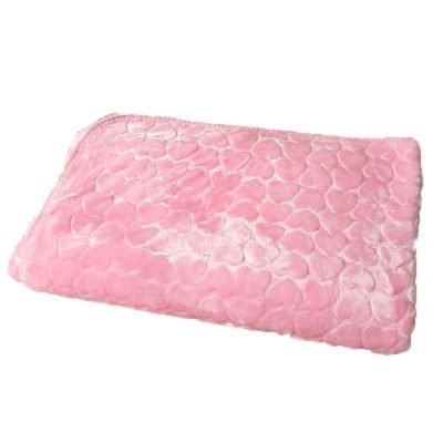 Heart Pattern Warm Pet Mat-Pink