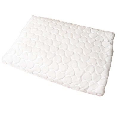 Heart Pattern Warm Pet Mat-White