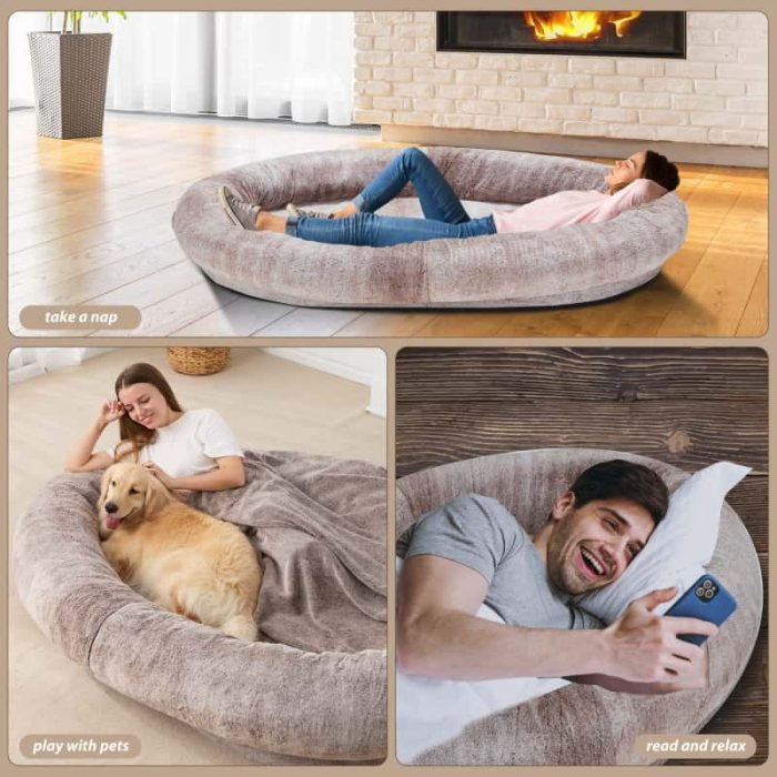 Human Size Dog Bed-Super Supportive