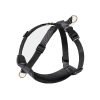 Plaid Nylon Dog Harness-Black