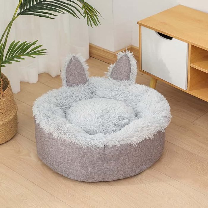 Rabbit Shape Velvet Pet Bed