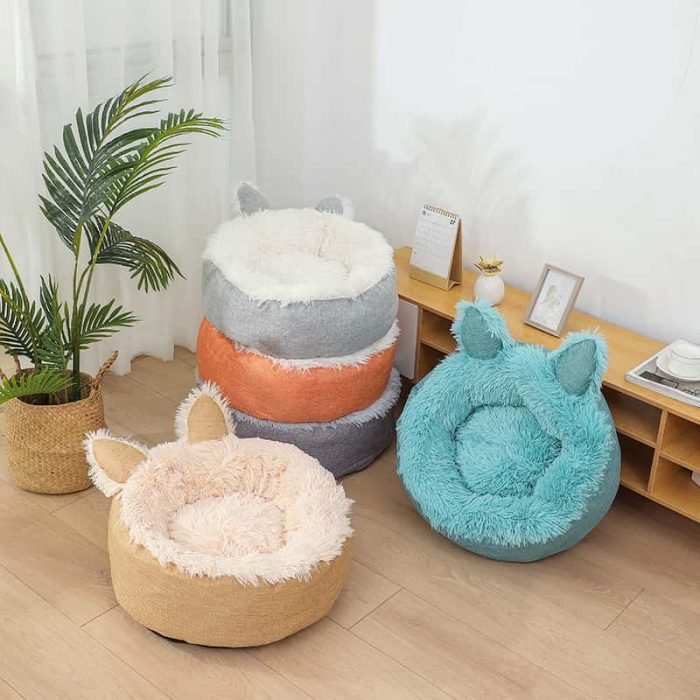 Rabbit Shape Velvet Pet Bed