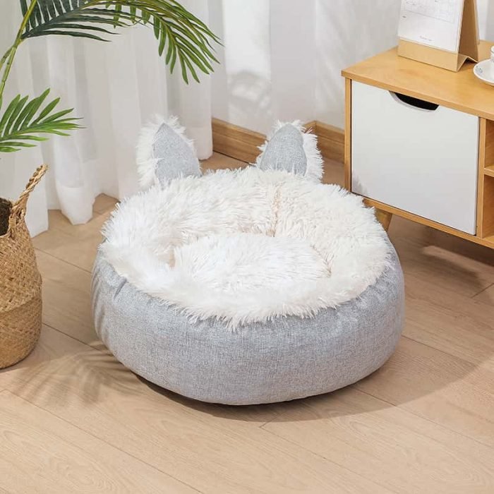 Rabbit Shape Velvet Pet Bed