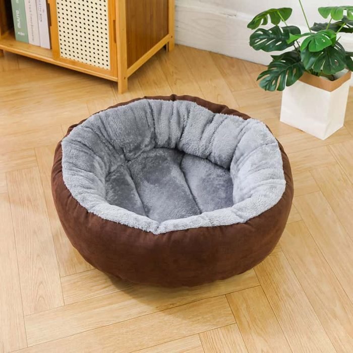 Suede Donut Pet Bed
