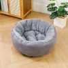Suede Donut Pet Bed