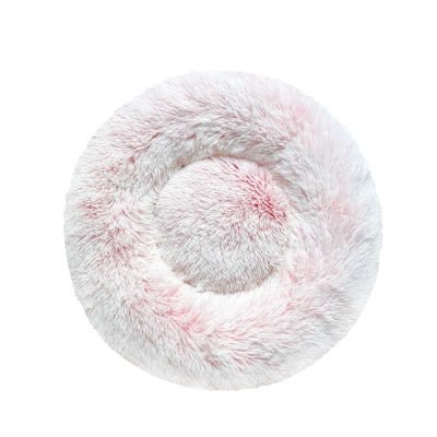 Plush Donut Pet Bed-Plum Bossom