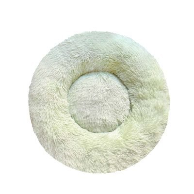 Plush Donut Pet Bed-Light Green