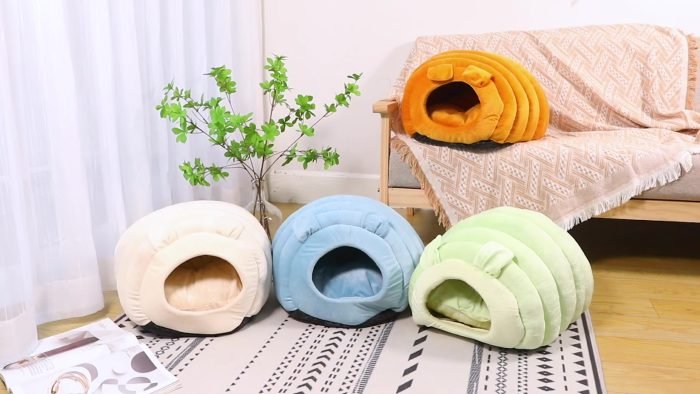 Velvet Cat Bed-Mint