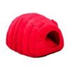 Velvet Cat Bed-Red