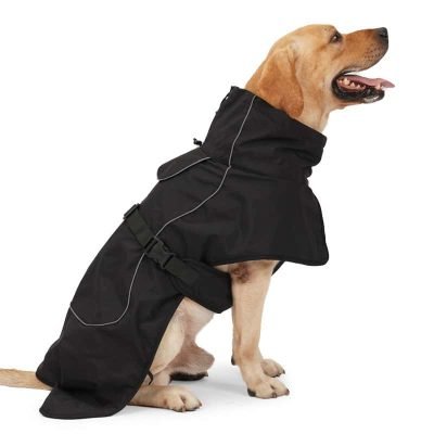 Winter Large Dog Jacket-Black