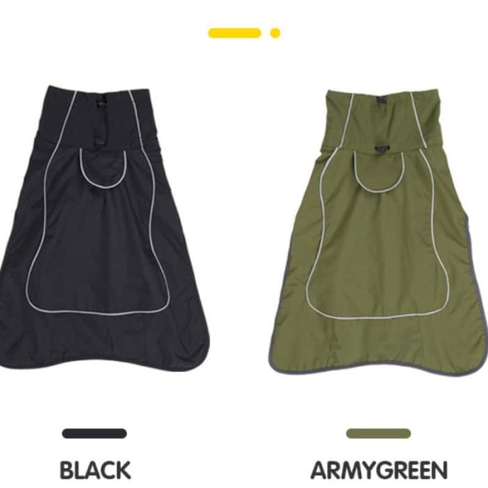 Winter Large Dog Jacket-Black