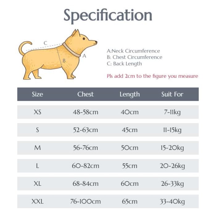 Winter Large Dog Jacket-Black