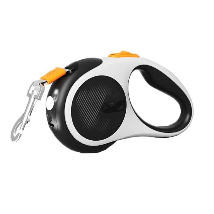 5m Dog Leash with LED Light-Black