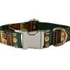 Bohemian Bowtie Dog Collar and Leash Set