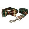 Bohemian Bowtie Dog Collar and Leash Set