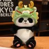 Panda Doll With Dragon Hat