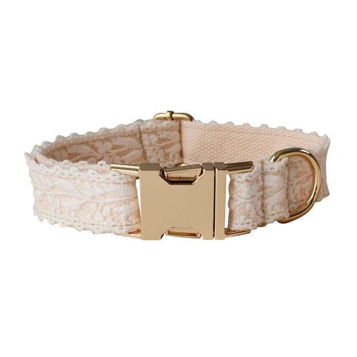 Lace Dog Collar and Leash Set