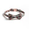 Floral Dog Collar-Grey
