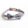 Floral Dog Collar-Blue