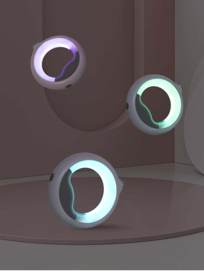 2m Long LED Dog Leash-Black