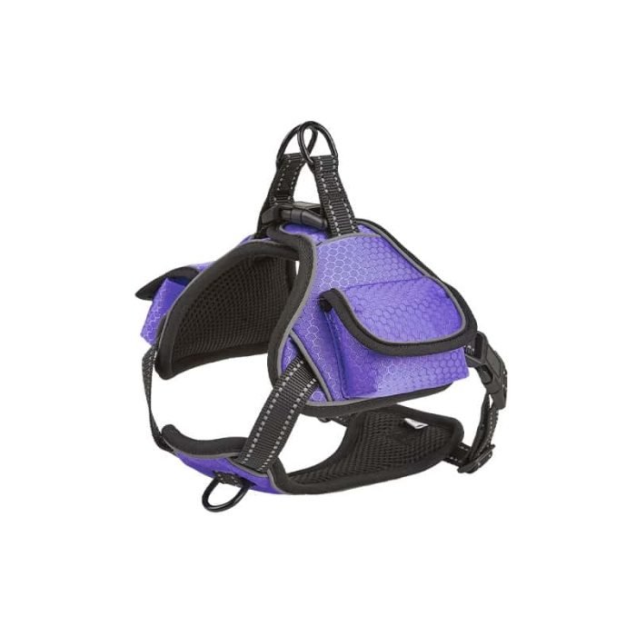 Reflective Dog Harness-Purple