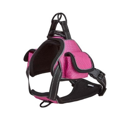 Reflective Dog Harness-Fushia