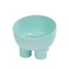 Dopamine Color Cat Elevated Bowls-Blue