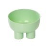 Dopamine Color Cat Elevated Bowls-Blue