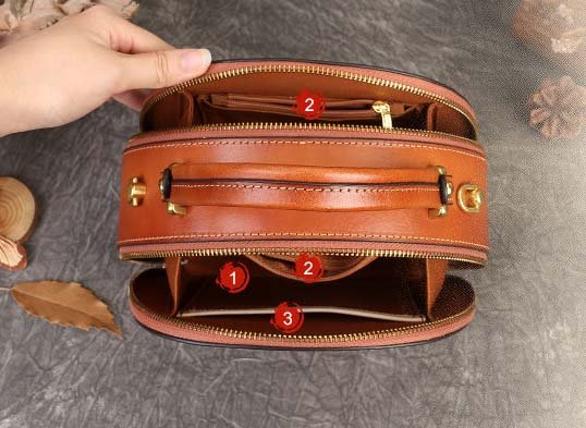 Luxury Leather Panda Bag