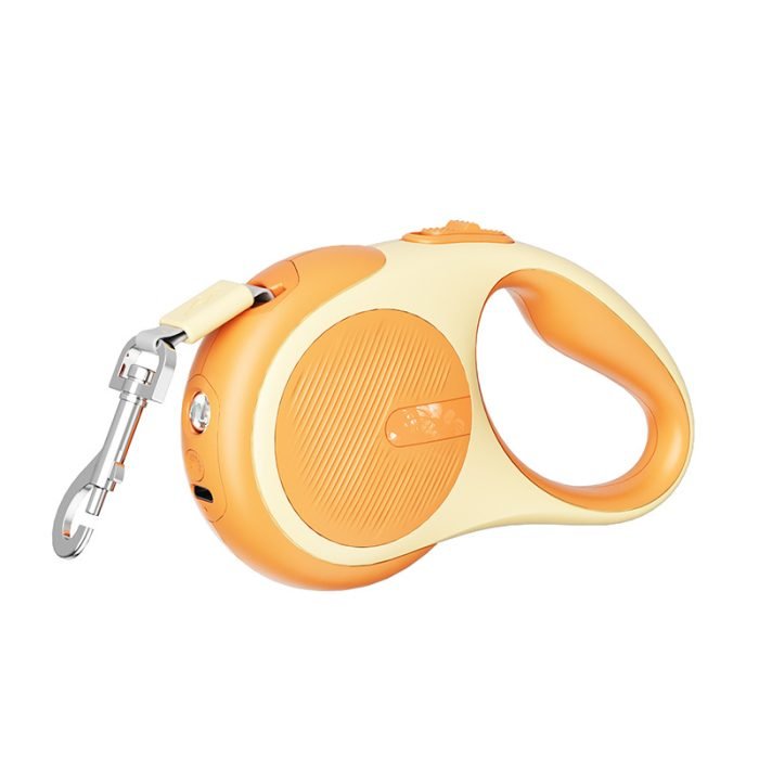 5m Dog Leash with LED Light-Orange