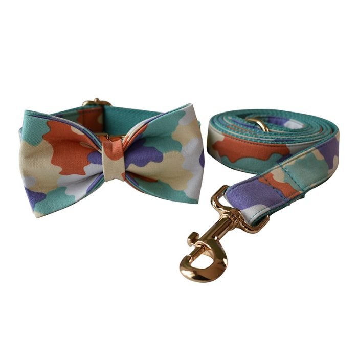 Print Dog Collar and Leash Set