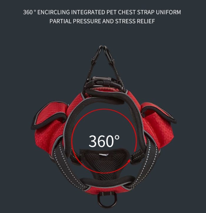 Reflective Dog Harness-Black