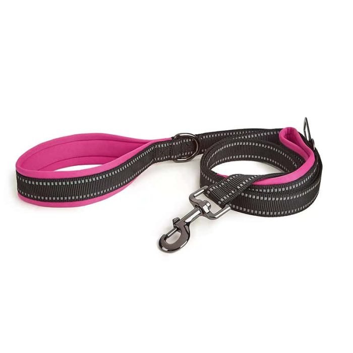 180cm Reflective Dog Leash-Fushia