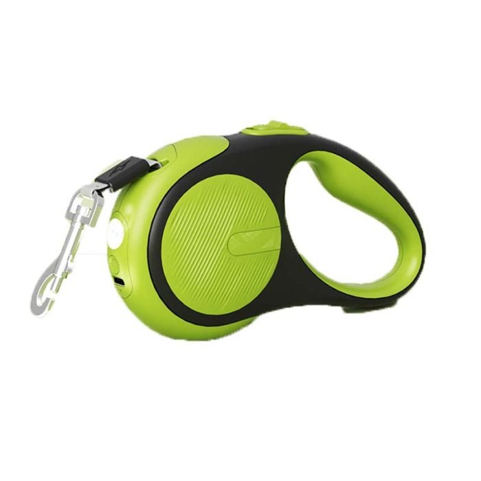5m Dog Leash with LED Light-Green