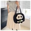 Canvas Panda Bag-Black