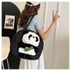 Canvas Panda Bag-Black