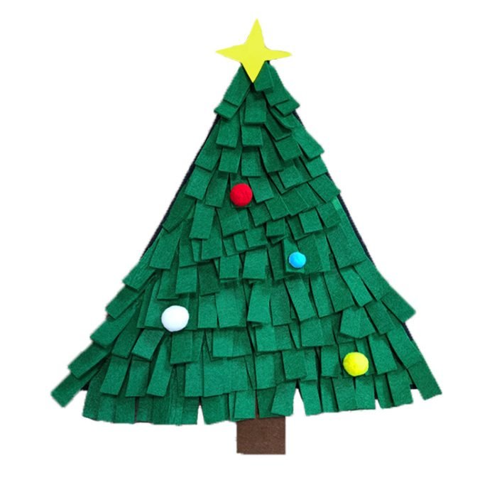 Christmas Tree Dog Toy Snuffle Mat