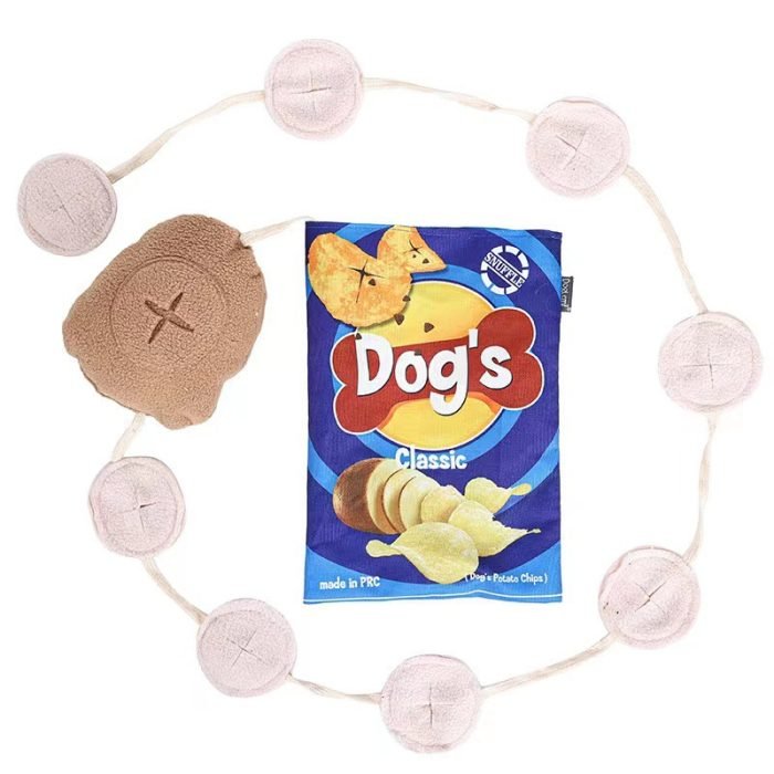 Dog Toy Potato Chips Snuffle Mat-Blue