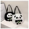 Canvas Panda Bag-White