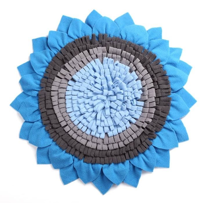 Sunflower Dog Snuffle Mat-Blue