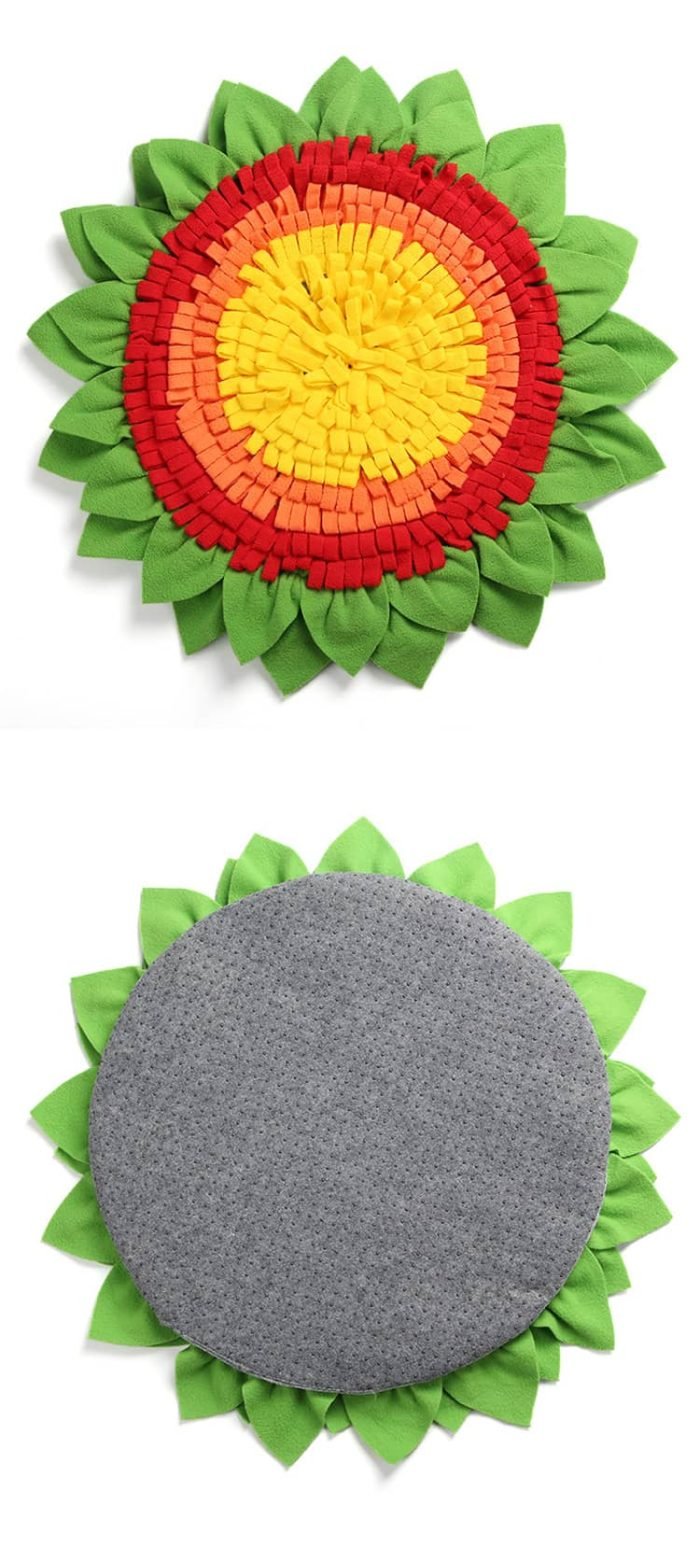 Sunflower Dog Snuffle Mat-Green