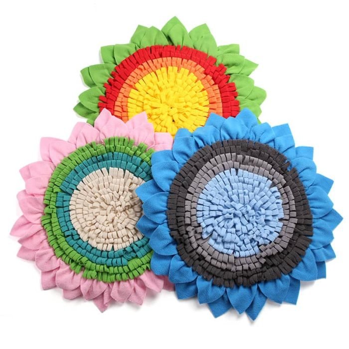 Sunflower Dog Snuffle Mat-Yellow