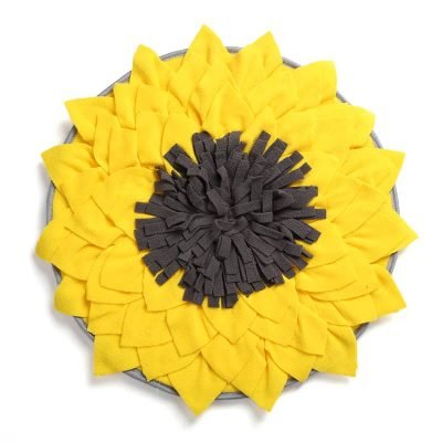 Sunflower Dog Snuffle Mat-Yellow