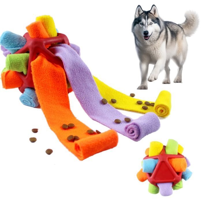 Traction Dog Ball Snuffle Slow Feeder