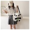 Canvas Panda Bag-White